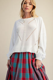 Slow Burn Washed Knit Sweater - Westly