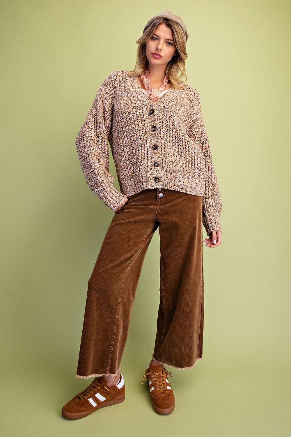 Slow Season Chunky Knit Sweater Cardigan - Westly