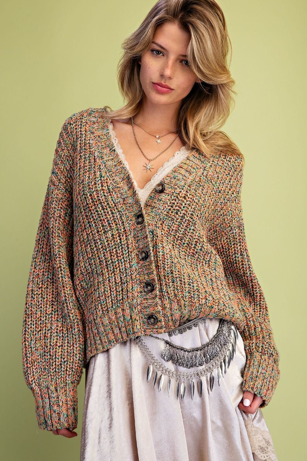 Slow Season Chunky Knit Sweater Cardigan - Westly