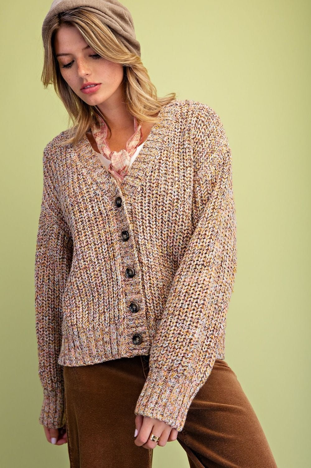 Slow Season Chunky Knit Sweater Cardigan - Westly