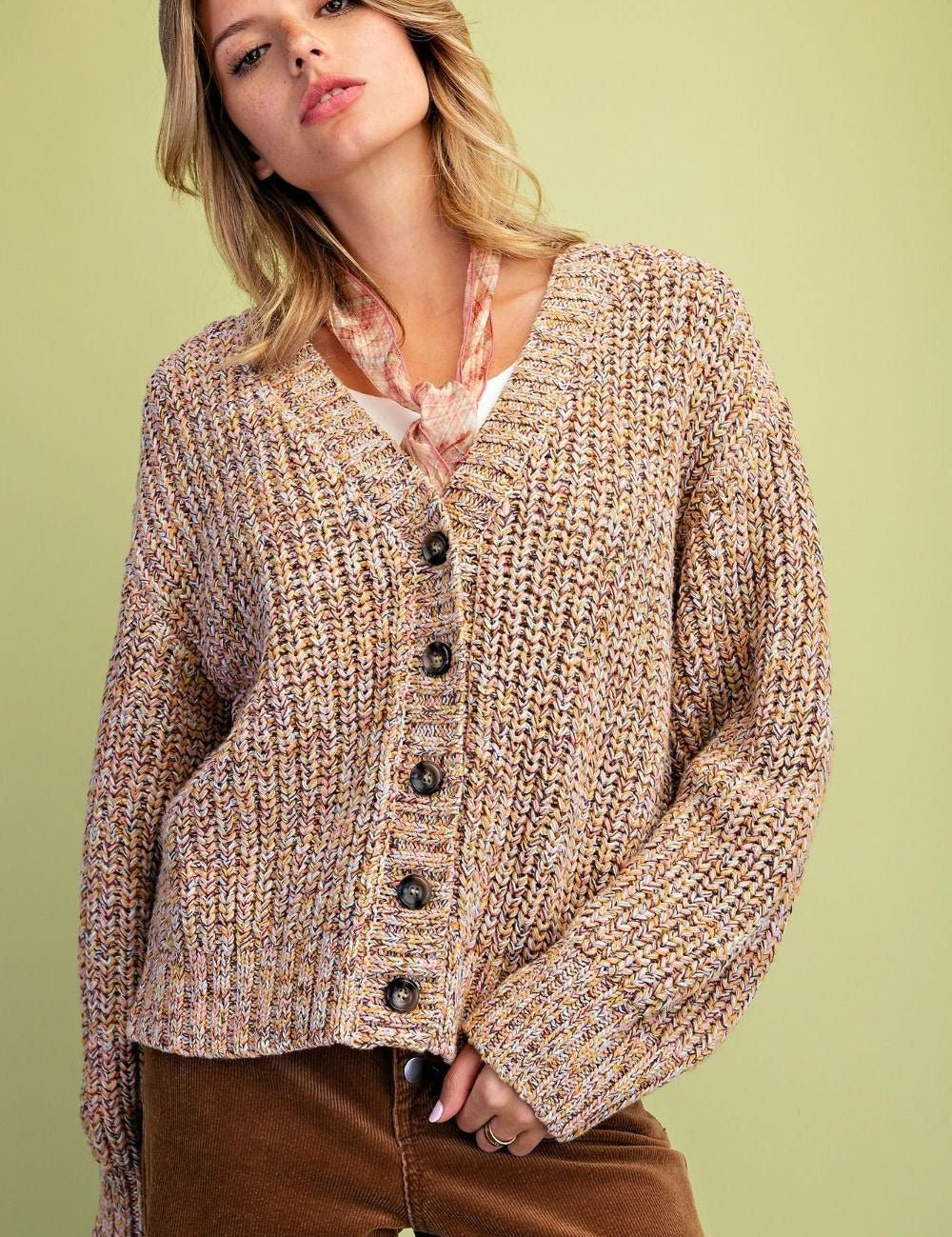 Slow Season Chunky Knit Sweater Cardigan - Westly