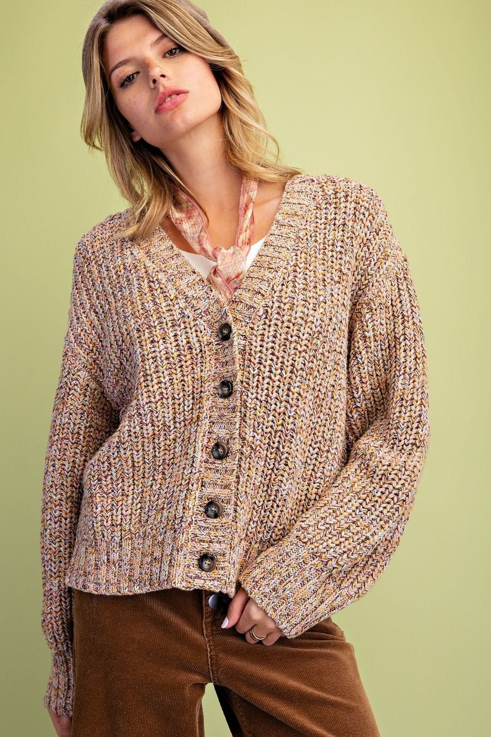 Slow Season Chunky Knit Sweater Cardigan - Westly