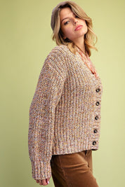 Slow Season Chunky Knit Sweater Cardigan - Westly