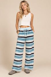 Slow Sunday Plush Stripe Lounge Pants - Westly