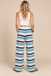 Slow Sunday Plush Stripe Lounge Pants - Westly