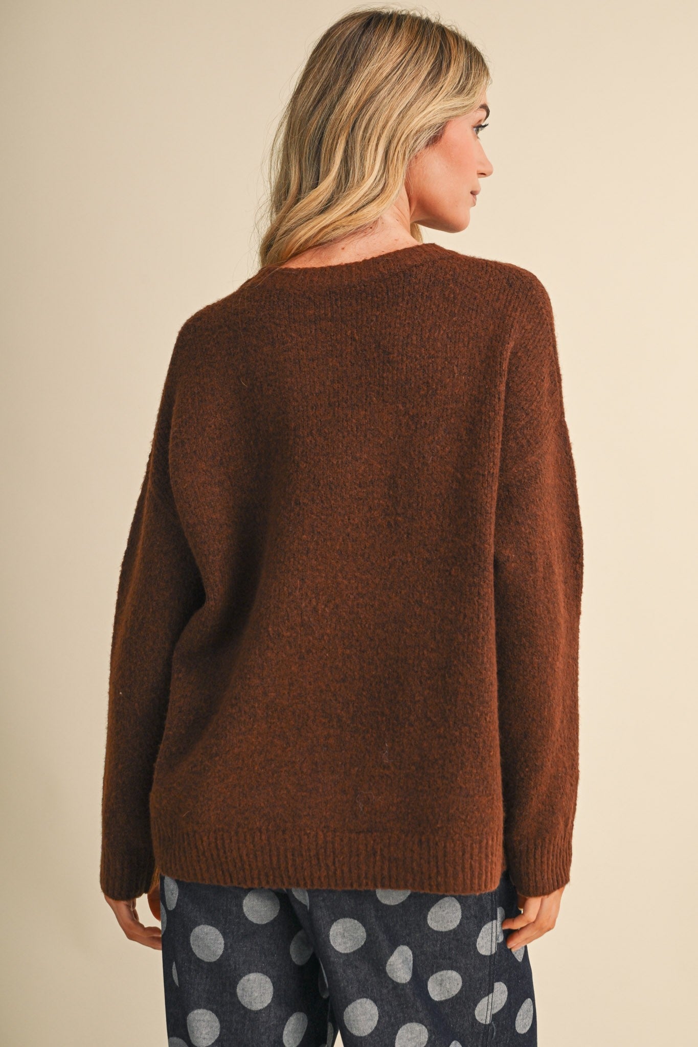 Small World Embroidered People Sweater - Westly