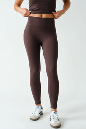 Smooth Operator Seamless Front Leggings in Coffee Bean, photo 1
