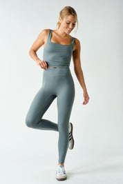 Smooth Operator Seamless Front Leggings in Eucalyptus, photo 4