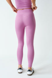 Smooth Operator Seamless Front Leggings in Mulberry, photo 3