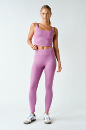 Smooth Operator Seamless Front Leggings in Mulberry, photo 4