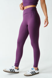 Smooth Operator Seamless Front Leggings in Purple Iris, photo 2