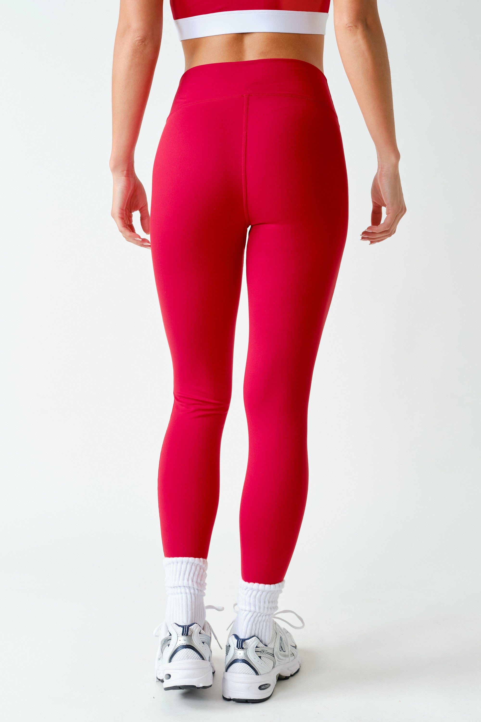 Smooth Operator Seamless Front Leggings in Smitten Cherry, photo 3