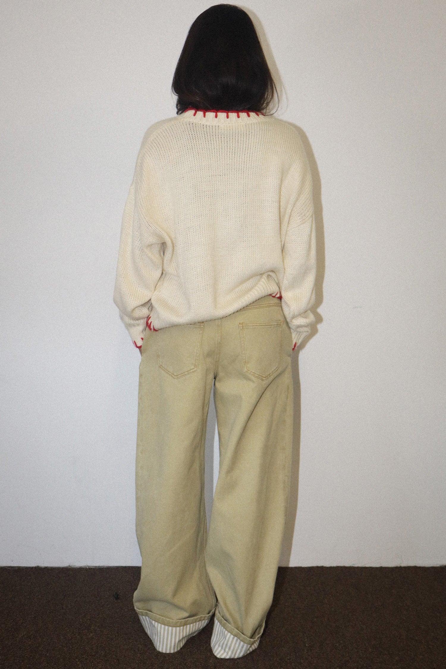 Snowline Ski Graphic Sweater - Cream
