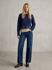 Snowy Pines Jacquard Sweater - Westly