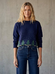 Snowy Pines Jacquard Sweater - Westly