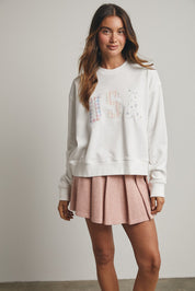 So Soft Americana Patchwork Pullover - Westly