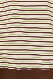 Soft Landing Stripe Lounge Pullover - Brown Multi Stripe