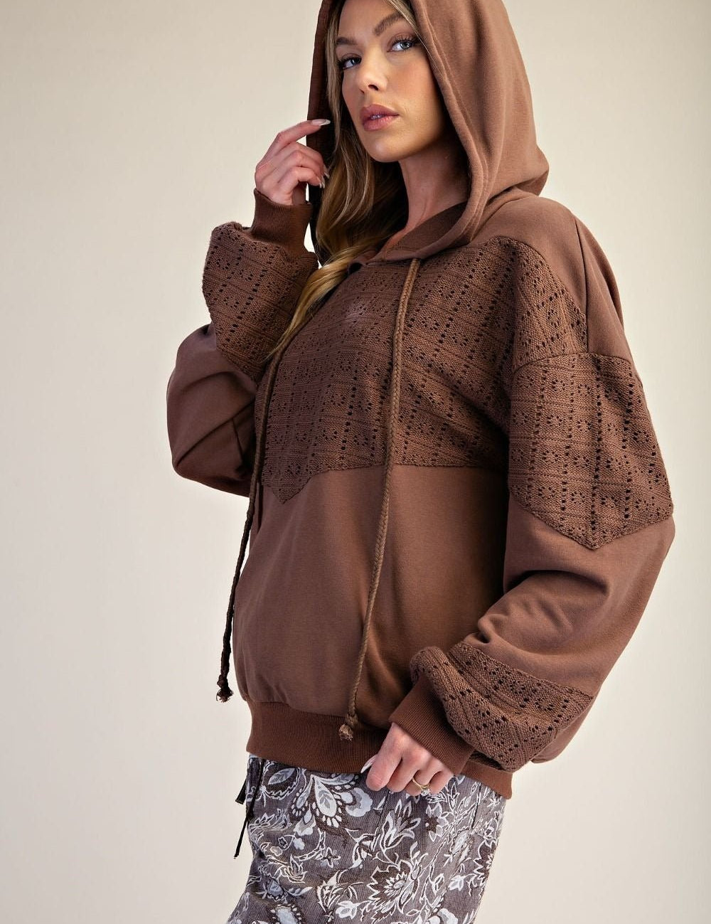Soft Spoken Washed Terry Hoodie - Westly
