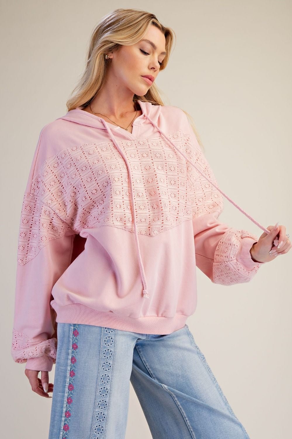 Soft Spoken Washed Terry Hoodie - Westly