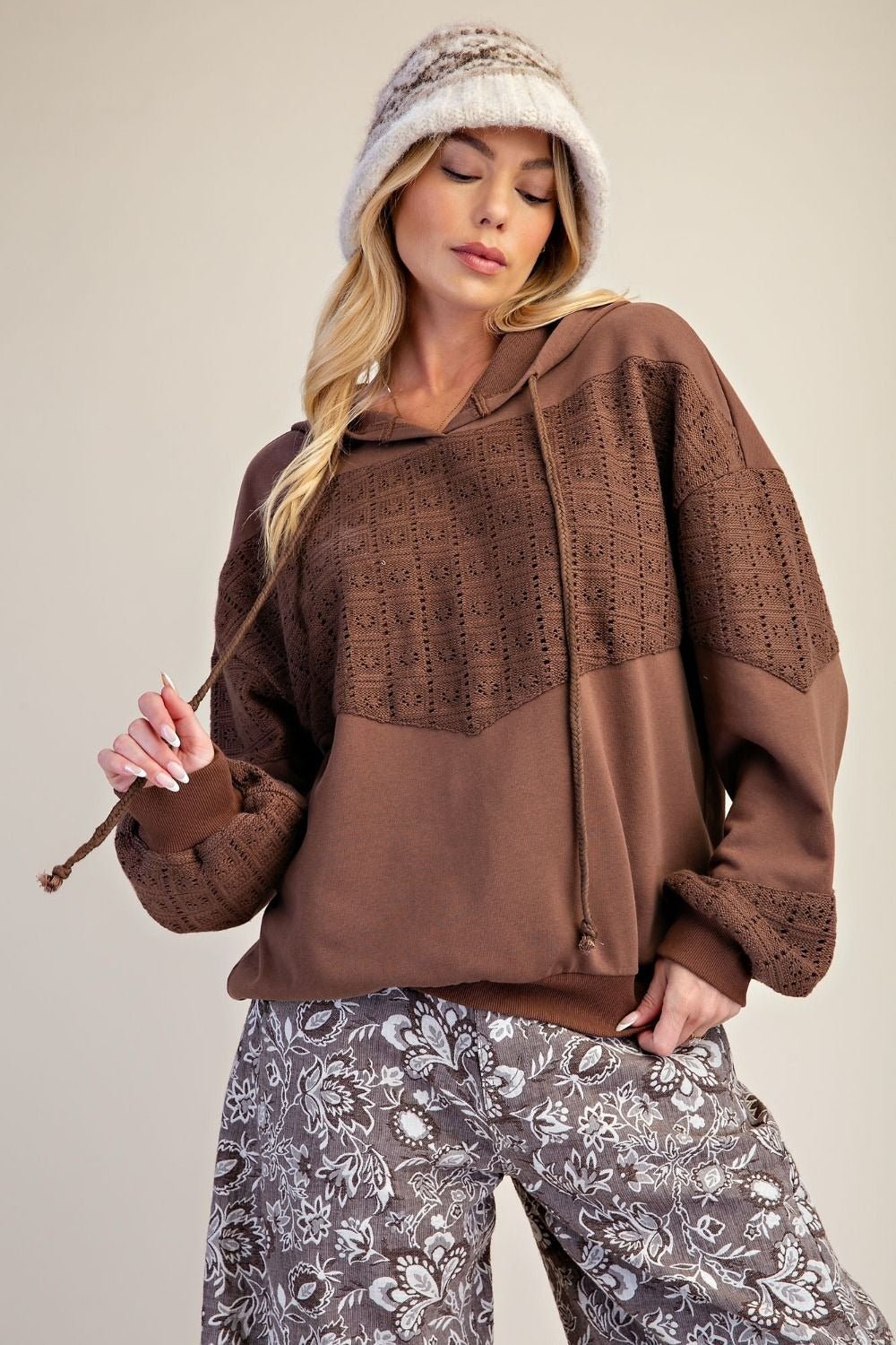 Soft Spoken Washed Terry Hoodie - Westly