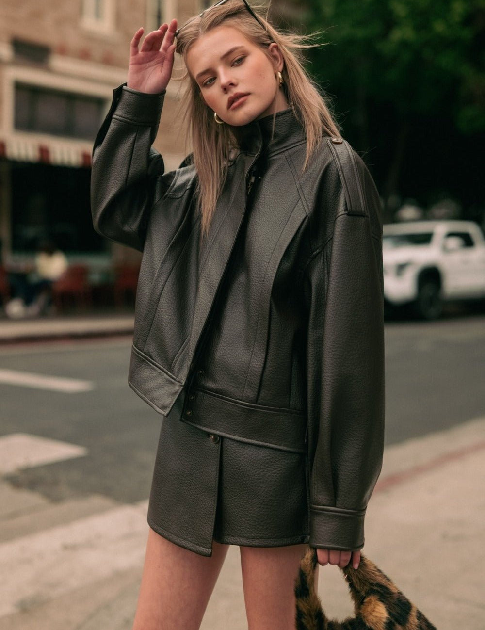 Soho Faux Leather Jacket - Westly