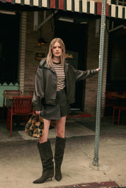 Soho Faux Leather Jacket - Westly