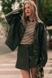 Soho Faux Leather Jacket - Westly
