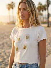 Solar Muse Cropped Baby Tee - Westly