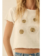 Solar Muse Cropped Baby Tee - Westly