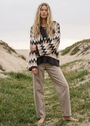 Solvang Textured Hooded Sweater - Westly