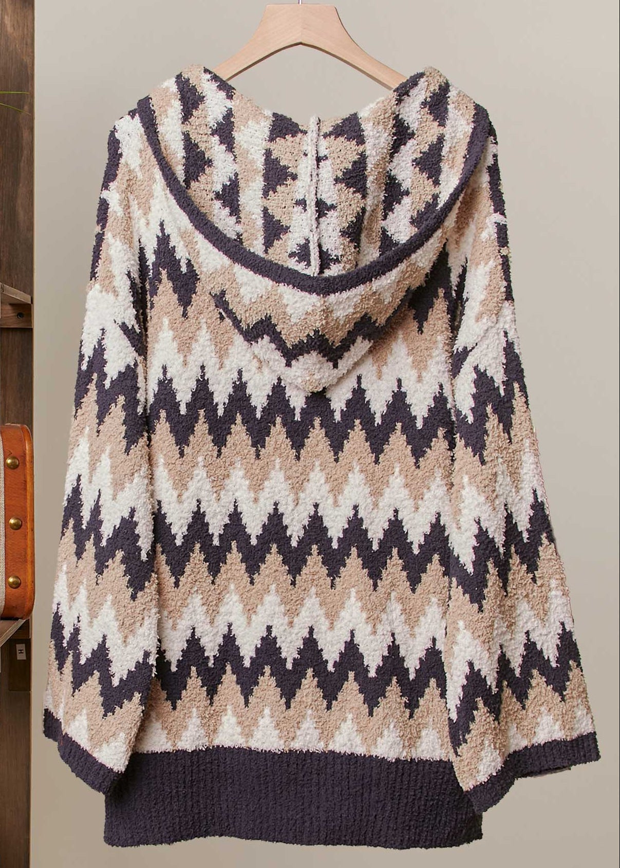 Solvang Textured Hooded Sweater - Westly