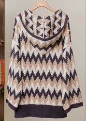 Solvang Textured Hooded Sweater - Westly