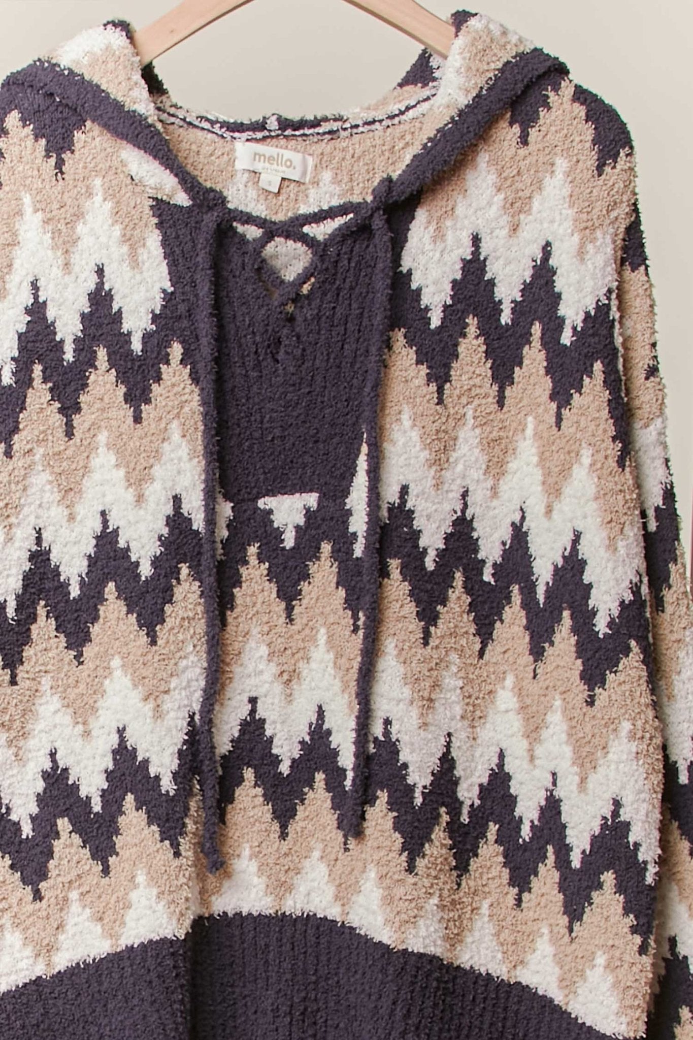 Solvang Textured Hooded Sweater - Westly