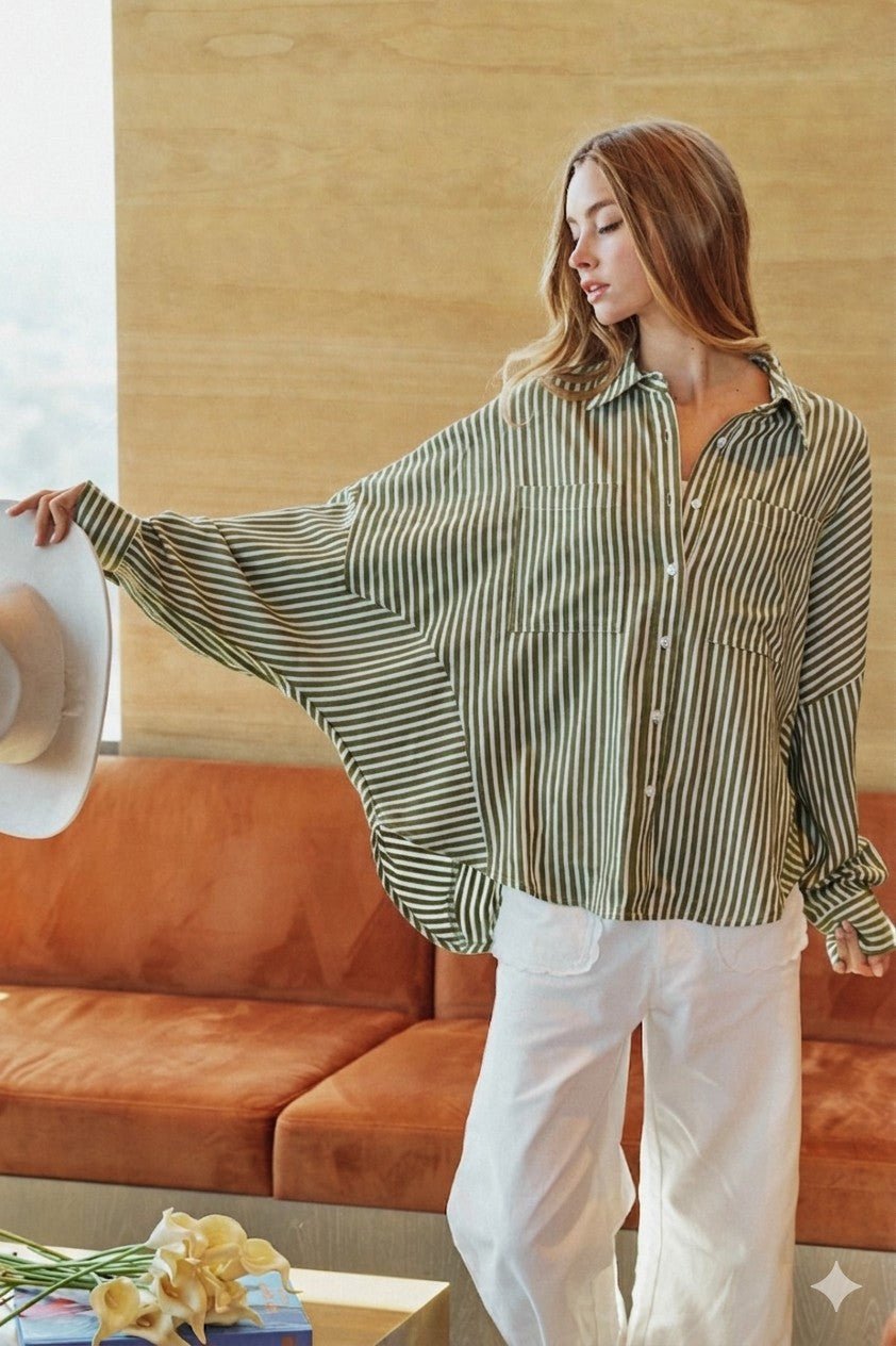 Sonoma Modern Striped Button - Up Shirt - Westly