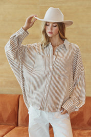 Sonoma Modern Striped Button - Up Shirt - Westly