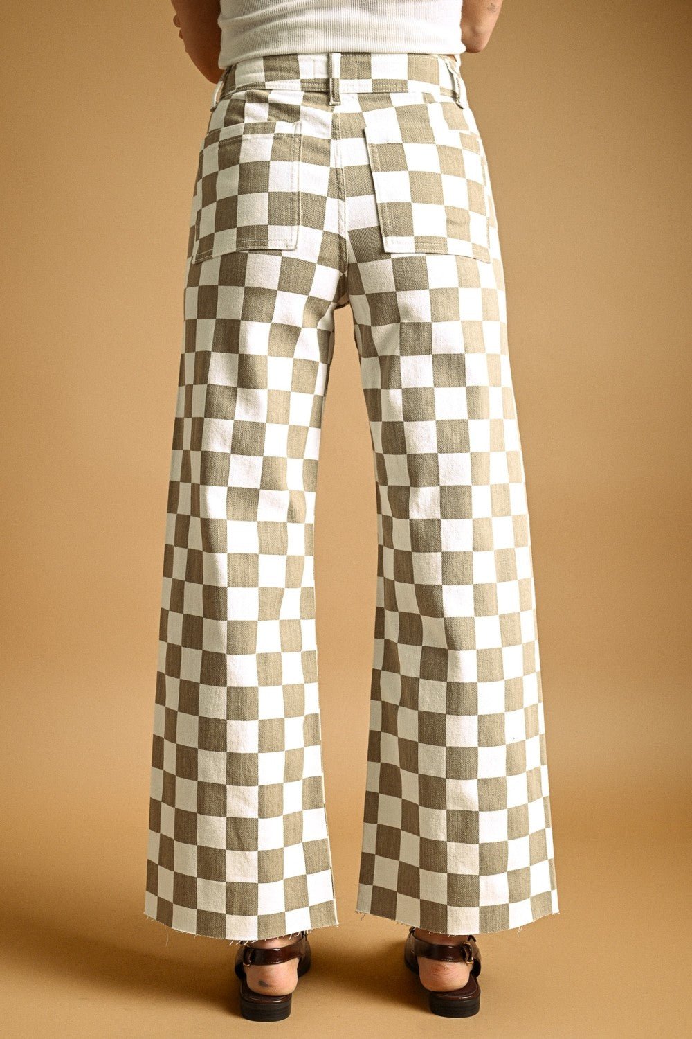 Speedway Checker Board Stretch Pants - Westly