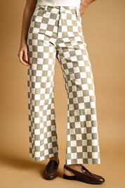 Speedway Checker Board Stretch Pants - Westly