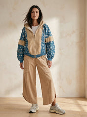 Starburst Fleece Detail Jacket - Westly