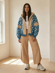 Starburst Fleece Detail Jacket - Westly