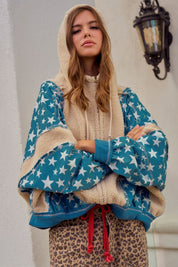 Starburst Fleece Detail Jacket - Westly