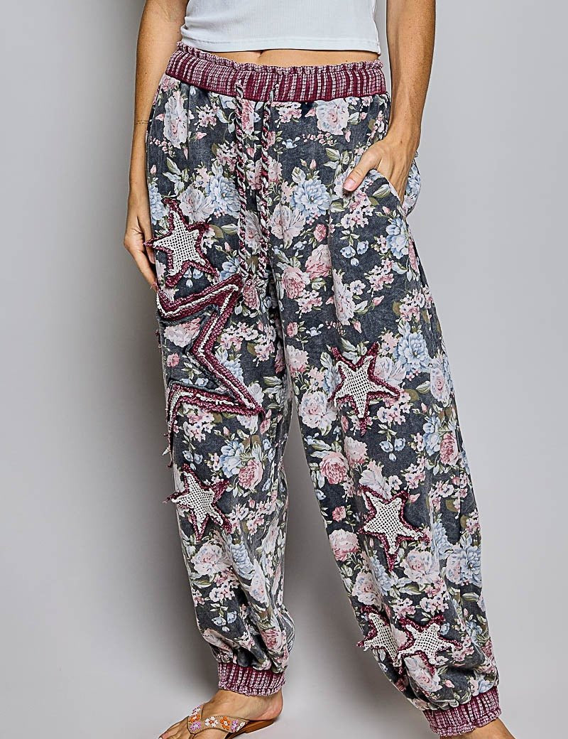 Starcrossed High-Rise French Terry Joggers - Westly