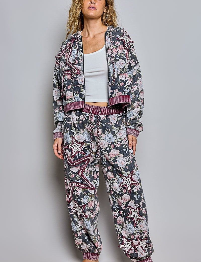 Starcrossed High-Rise French Terry Joggers - Westly