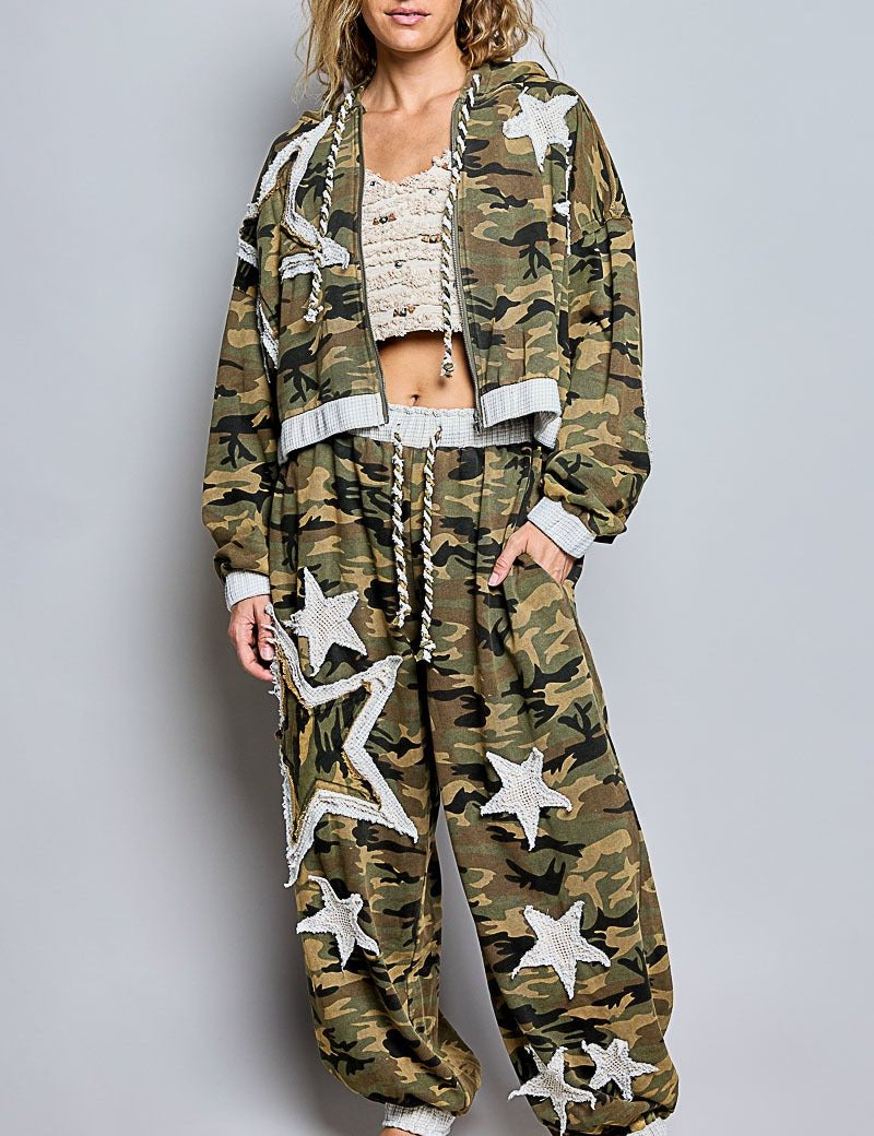 Starcrossed High-Rise French Terry Joggers - Westly