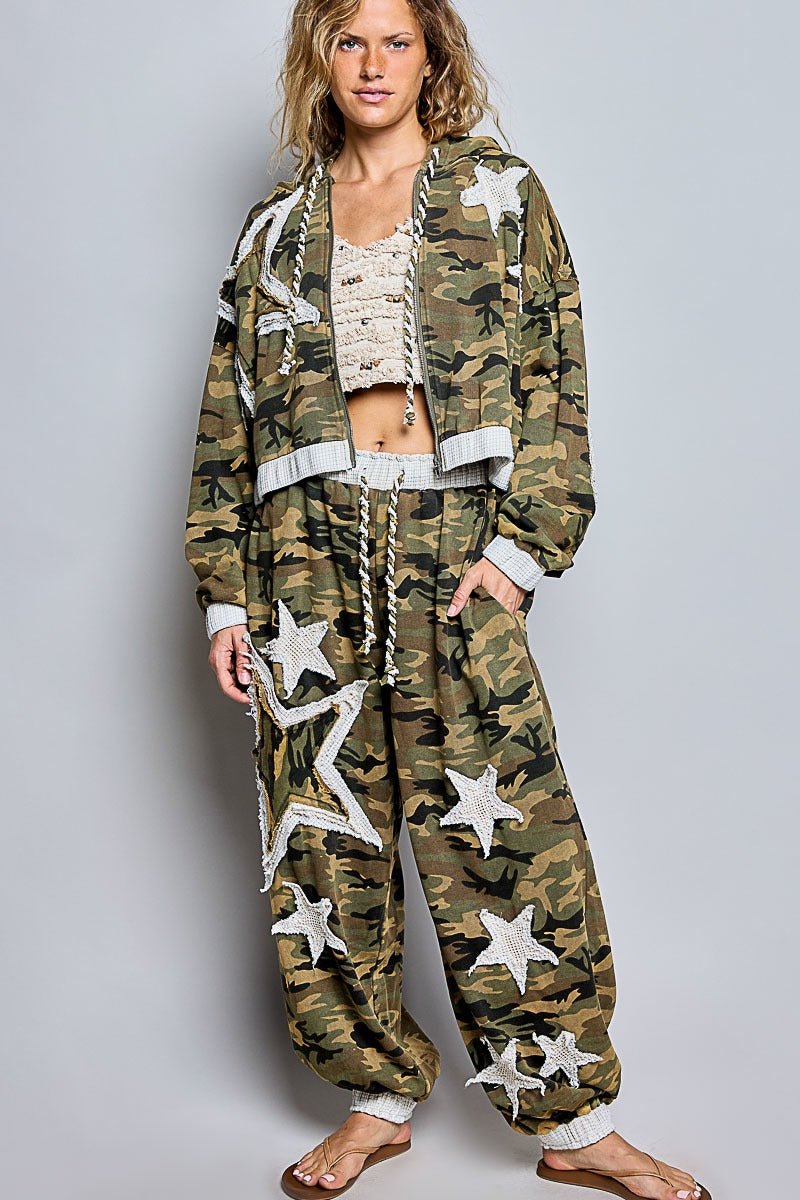 Starcrossed High-Rise French Terry Joggers - Westly