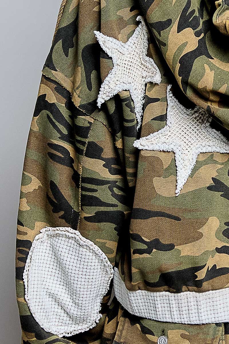Starcrossed Zip-Up Cropped Hoodie - Westly
