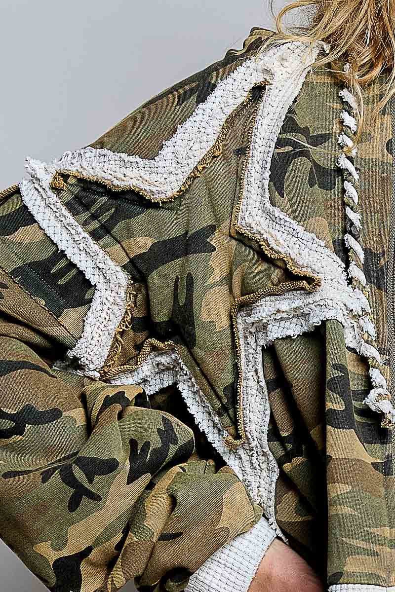 Starcrossed Zip-Up Cropped Hoodie - Westly