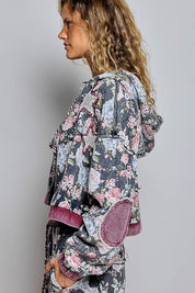 Starcrossed Zip-Up Cropped Hoodie - Westly