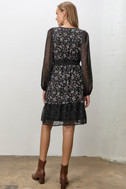 Starlit Meadow Floral Tiered Dress - Westly