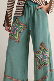 Starry Night Washed Terry Pants - Westly