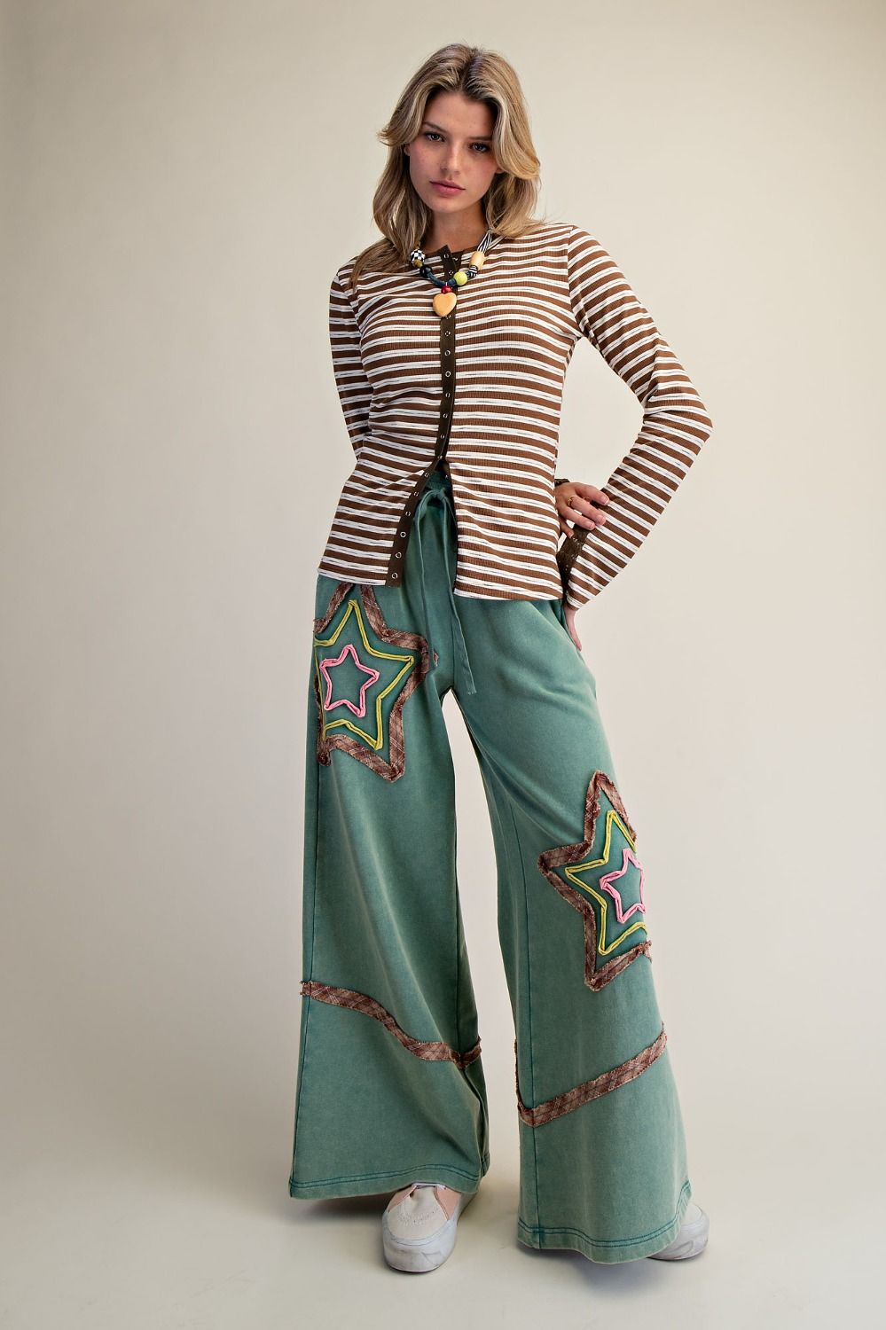 Starry Night Washed Terry Pants - Westly